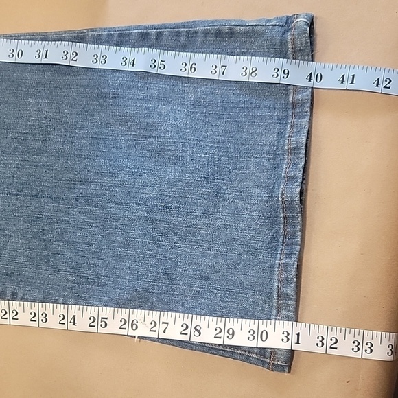 Candies Jeans, Size 13, Sequin Embellished with Distressing. Flared/Bell Bottom - Picture 7 of 13